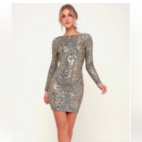 Dress the Population Dresses & Skirts - Dress The Population Lola Sequin Bodycon Dress, Size Small